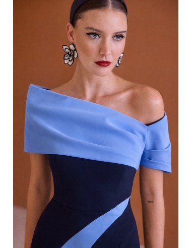 Abito Carla Ruiz Blu-celeste