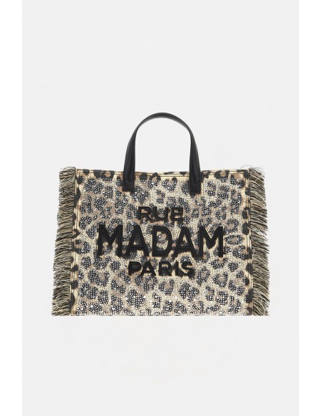 Borsa a mano Rue Madam Paris Leopard