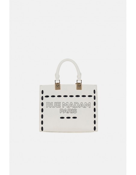 Borsa a mano Rue Madam Paris Off white