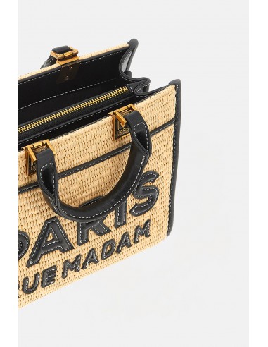 Borsa a mano Rue Madam Paris Straw black
