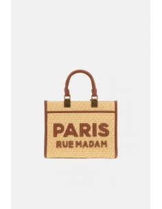 Borsa a mano Rue Madam Paris Straw brown