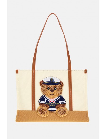 Borsa a spalla Rue Madam Paris Bicolor cookie