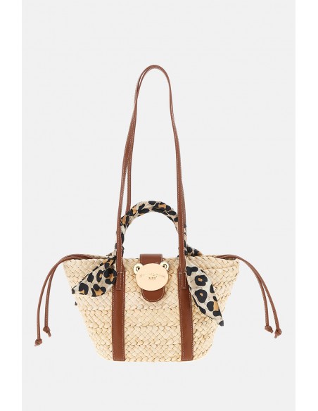 Borsa a spalla Rue Madam Paris Leopard