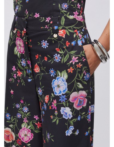 Pantalone Liu-Jo Noir blossom