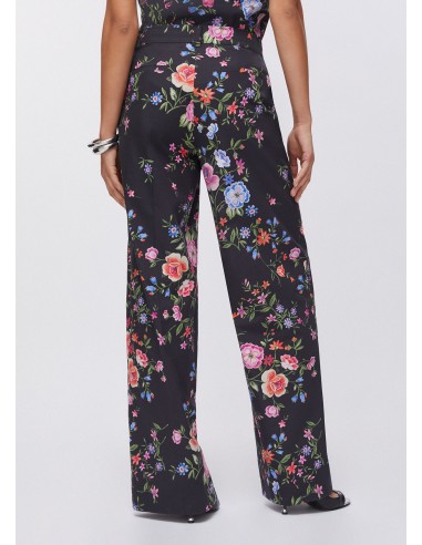 Pantalone Liu-Jo Noir blossom