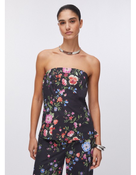 Top Liu-Jo Noir blossom