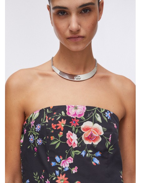 Top Liu-Jo Noir blossom