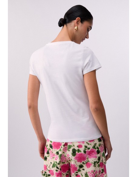 T-shirt Liu-Jo Bco LiuJo naive rose