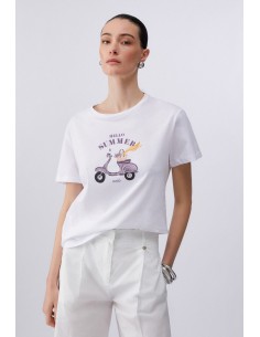 T-shirt Liu-Jo Bco hello summer 2