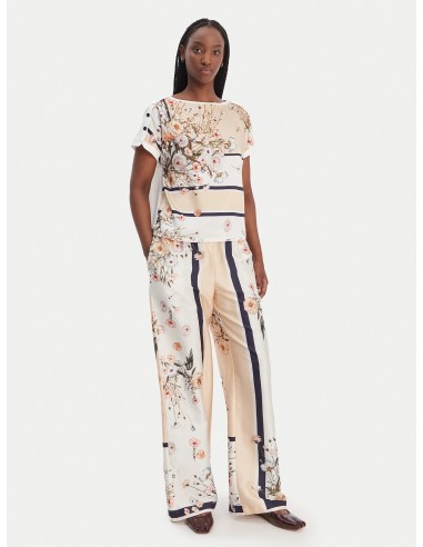 T-shirt Liu-Jo Bco/blooming foul