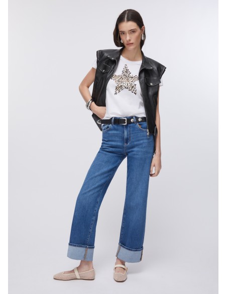 T-shirt Liu-Jo Bco/LiuJo star anima