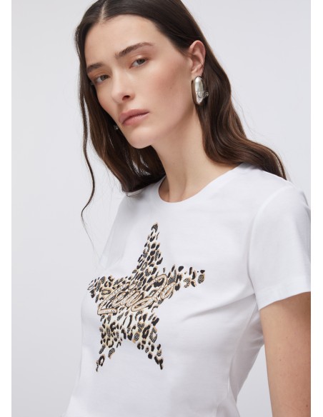 T-shirt Liu-Jo Bco/LiuJo star anima