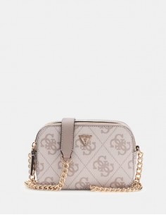 Pochette Guess Dark taupe logo