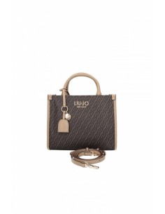 Borsa a mano Liu-Jo Testa moro/dk. cipria