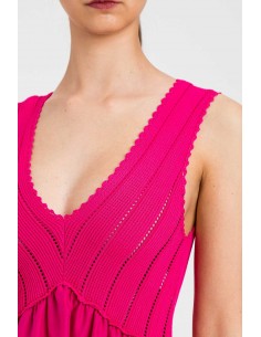 Abito Twinset Fuchsia cyclamen 2