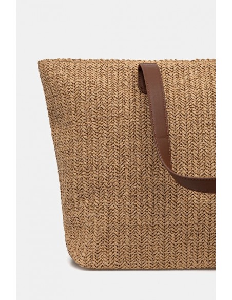 Borsa a spalla Twinset Paglia