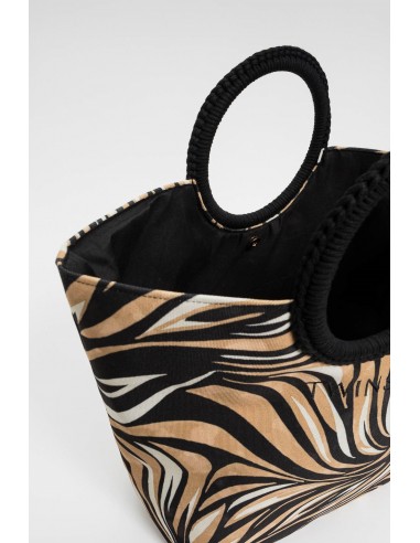 Borsa a mano Twinset St.foulard nero