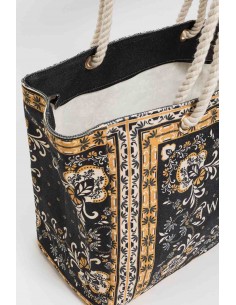 Borsa a spalla Twinset St. foulard nero 2