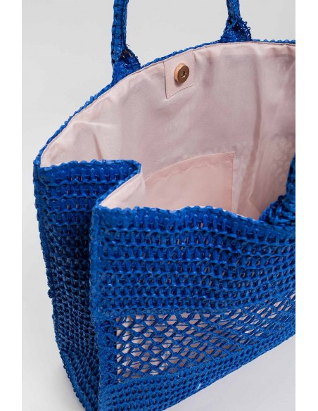 Borsa a spalla Twinset Blu mediterraneo