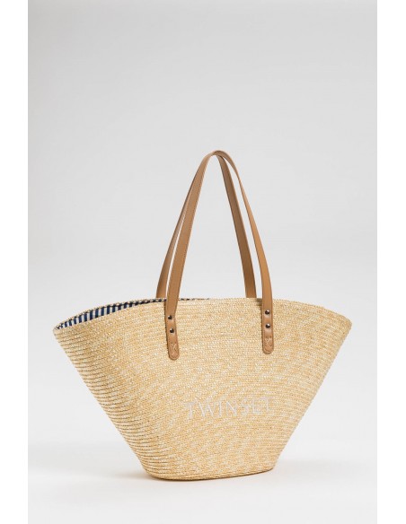 Borsa a spalla Twinset Paglia
