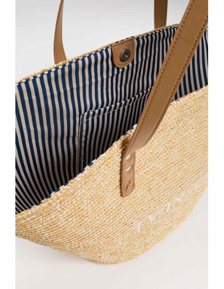 Borsa a spalla Twinset Paglia