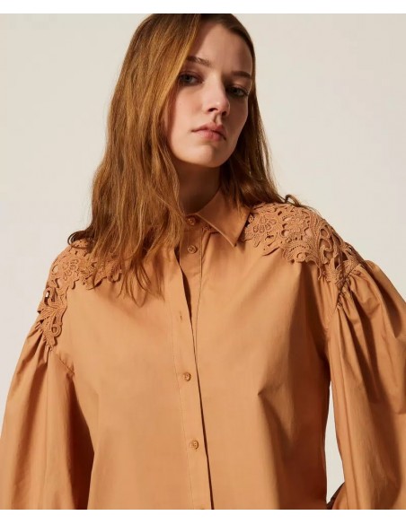Camicia Twinset Hazelnut