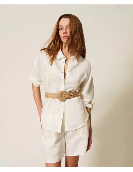 Camicia Twinset Vaniglia/fog