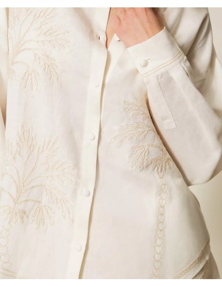 Camicia Twinset Vaniglia/fog