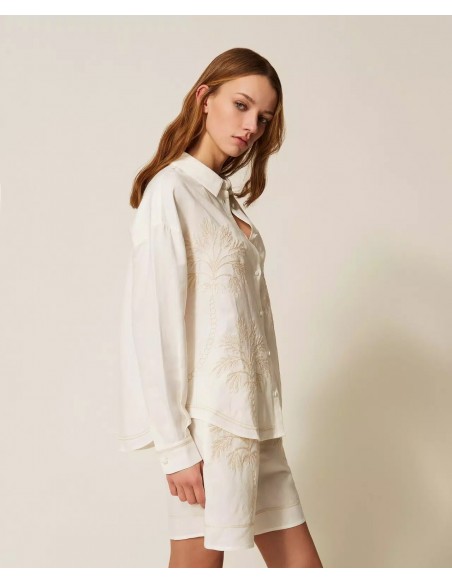 Camicia Twinset Vaniglia/fog