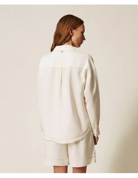 Camicia Twinset Vaniglia/fog