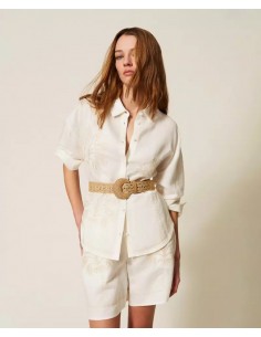 Pantaloncini Twinset Vaniglia/fog