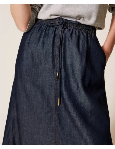 Gonna Twinset Denim scuro