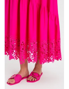 Gonna Twinset Fuchsia cyclamen 2