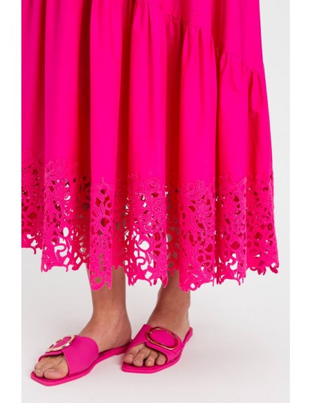 Gonna Twinset Fuchsia cyclamen