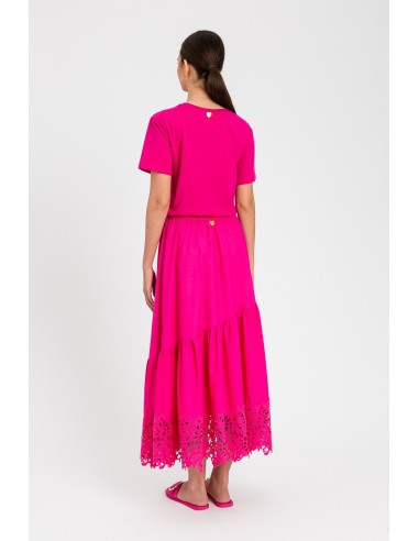 Gonna Twinset Fuchsia cyclamen