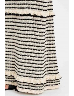 Gonna Twinset Bic.jacq Pergamena/nero 2