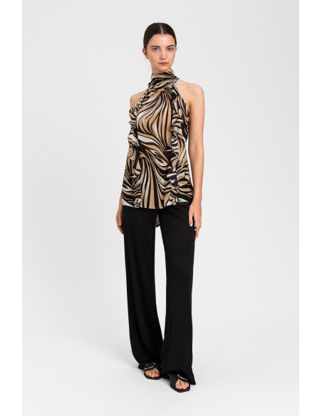 Top Twinset Zebra mul.nero