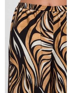 Pantalone Twinset Zebra mul. Nero 2