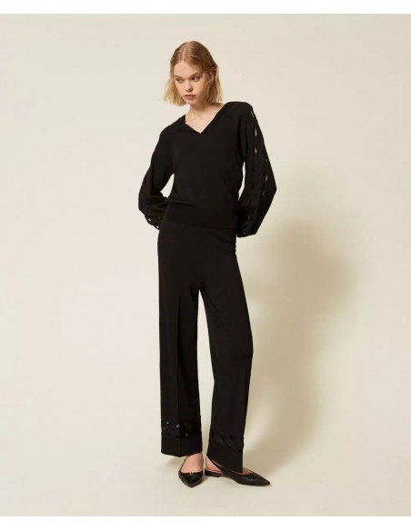 Pantalone Twinset Nero