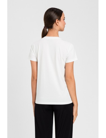 T-shirt Twinset Off whithe