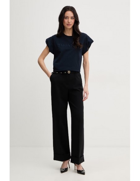 T-shirt Twinset Blu paint