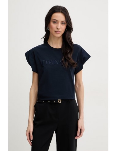T-shirt Twinset Blu paint