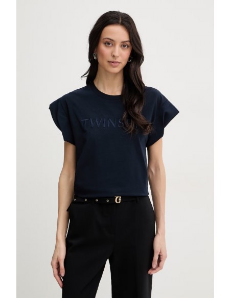 T-shirt Twinset Blu paint