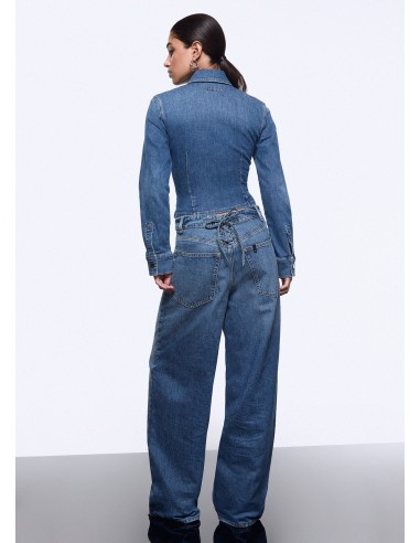 Camicia Liu-Jo Den.md. Blue intr