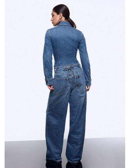 Camicia Liu-Jo Den.md. Blue intr