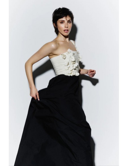 Abito Nenette Nero/crema