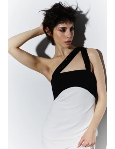 Abito Nenette Bianco/nero 2